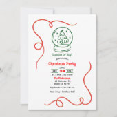 Doedels van vreugde! Whimsy Hand getrokken kerstfe Kaart (Voorkant)