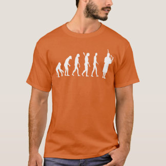 Doedelzak Evolutie Doedelzak Speelster Schotse Doe T-shirt
