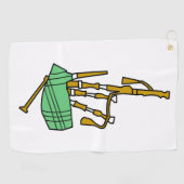 Doedelzak Golfhanddoek (Horizontaal)