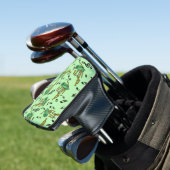 doedelzak Muzieknoten Patroon Golfheadcover (Insitu)