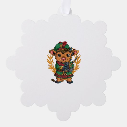 doedelzak ornament kaart (Voorkant)