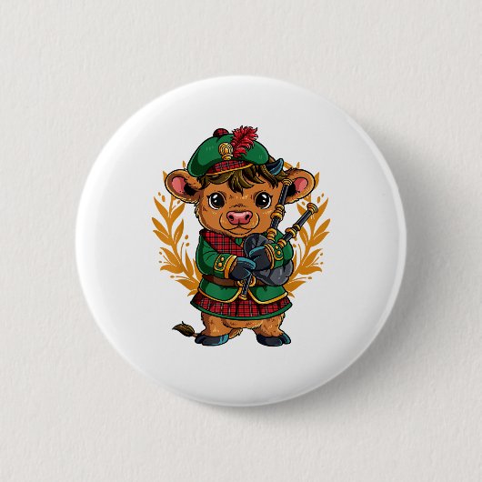 doedelzak ronde button 5,7 cm (Voorkant)