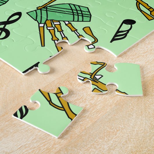 doedelzak Shamrock Legpuzzel (Zijkant)