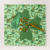 doedelzak Shamrock Legpuzzel (Horizontaal)