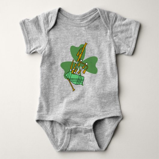 doedelzak Shamrock Romper (Voorkant)