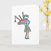 Doedelzak Spelen Kaart (Gele Bloem)