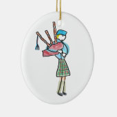 Doedelzak Spelen Keramisch Ornament (Rechts)