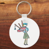Doedelzak Spelen Sleutelhanger (Achterkant)