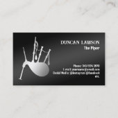 Doedelzak Zwart Visitekaartje (Voorkant)