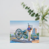 Doedelzakken bij Sunset Briefkaart (Staand voorkant)