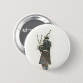 Doedelzakspeler Ronde Button 5,7 Cm (Voorkant /achterkant)