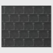 doedle kunst met woord gezegend karton cadeaupapier (Vlak)