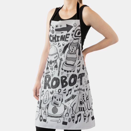 doedle robot element , illustrator line tools teke schort (Insitu)