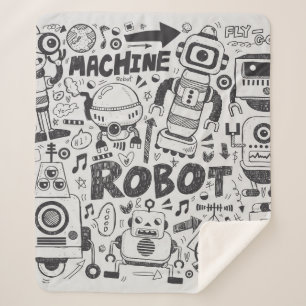 doedle robot element , illustrator line tools teke sherpa deken