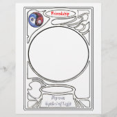 Doedling op het symbool van vriendschap flyer (Voorkant)