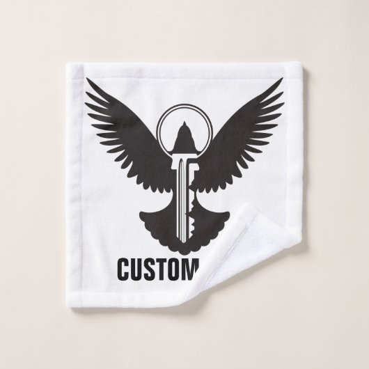 Doef met Sleutel Bad Handdoek (Wasdoekje)