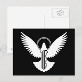 Doef met Sleutel Briefkaart (Voorkant / Achterkant)