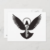 Doef met Sleutel Briefkaart (Voorkant / Achterkant)