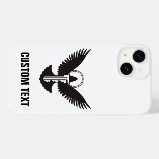 Doef met Sleutel Case-Mate iPhone Case (Achterkant (horizontaal))