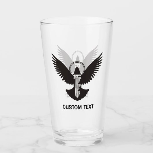 Doef met Sleutel Glas (Voorkant)