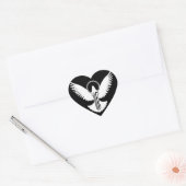 Doef met Sleutel Hart Sticker (Envelop)