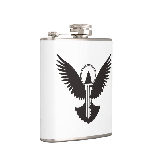 Doef met Sleutel Heupfles (Rechts)