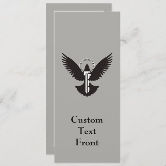 Doef met Sleutel Kaart (Voorkant / Achterkant)