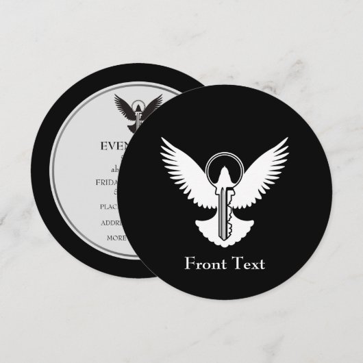 Doef met Sleutel Kaart (Voorkant / Achterkant)