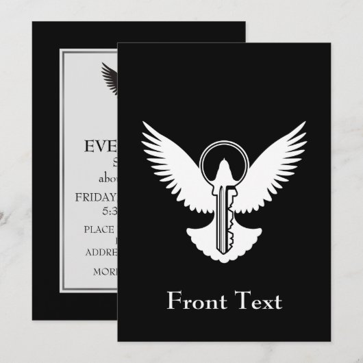 Doef met Sleutel Kaart (Voorkant / Achterkant)