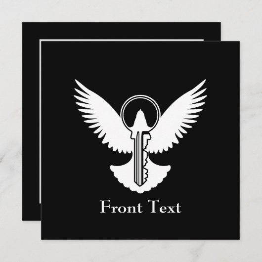 Doef met Sleutel Kaart (Voorkant / Achterkant)