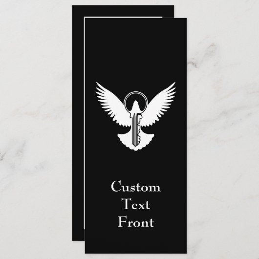 Doef met Sleutel Kaart (Voorkant / Achterkant)