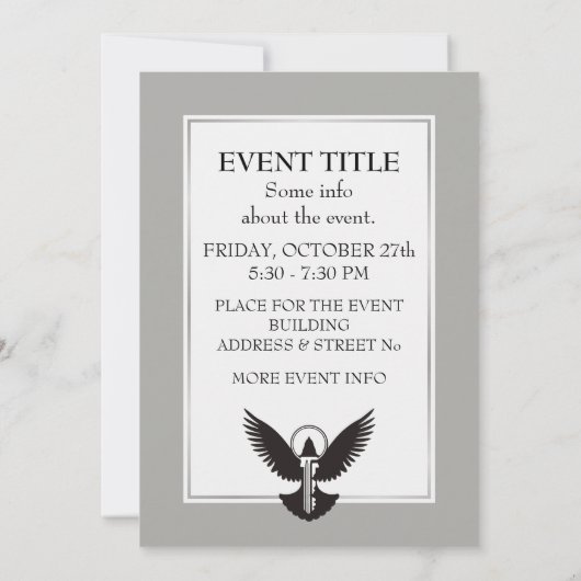 Doef met Sleutel Kaart (Achterkant)