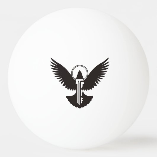 Doef met Sleutel Pingpongbal (Voorkant)