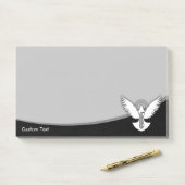 Doef met Sleutel Post-it® Notes (Op bureau)