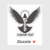 Doef met Sleutel Sticker (Vel)