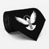 Doef met Sleutel Stropdas (Opgerold)