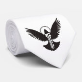 Doef met Sleutel Stropdas (Opgerold)