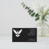 Doef met Sleutel Visitekaartje (Staand voorkant)