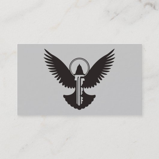 Doef met Sleutel Visitekaartje (Achterkant)