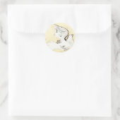 Doef van een vrouw ~ 20 stickers (Tas)