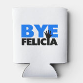 Doei Felicia Hand Wave Bold Blue Blikjeskoeler (Achterkant)