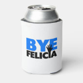 Doei Felicia Hand Wave Bold Blue Blikjeskoeler (Blikje Achterkant)