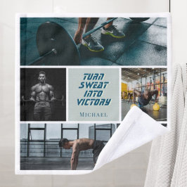 Doek Fitness gym coach accessoire cadeau Washandje