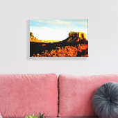 doek met vuursteentje canvas afdruk (Insitu (Woonkamer))