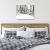 doek met winterland canvas afdruk (Insitu (Slaapkamer))