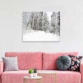 doek met winterland canvas afdruk (Insitu (Woonkamer))