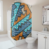  doek naadloos patroon met grijpeffect douchegordijn (In situ)