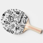 doekje tafeltennisbatje (Zijkant)