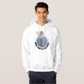 Doekoetsen aan de Moon Funny Crypto Cryptocurrency Hoodie (Voorkant volledig)