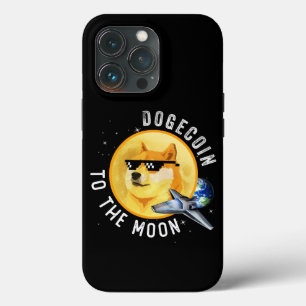 Doekoetsen aan de Moon Funny Cryptocurrency Mou Case-Mate iPhone Case